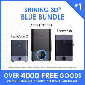 Mari's List Medidenta - 3D Printing - SHINING 3D® Blue Bundle