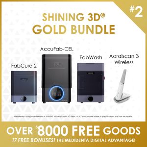 Mari's List Medidenta - 3D Printing - SHINING 3D® Gold Bundle