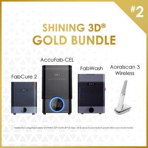 Mari's List Medidenta - 3D Printing - SHINING 3D® Gold Bundle