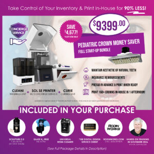 Medidenta - 3D Printing - Bundles - Ackuretta SOL SE Pediatric Crown Money Saver - Full Start-Up Bundle - 02